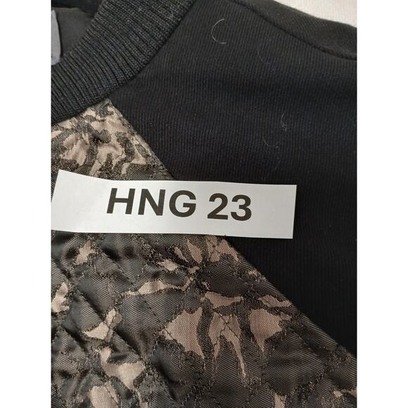 PJK Patterson J Kincaid Calabash Bomber Quilted Varsity Jacket Sz M Black $298 - Picture 16 of 16